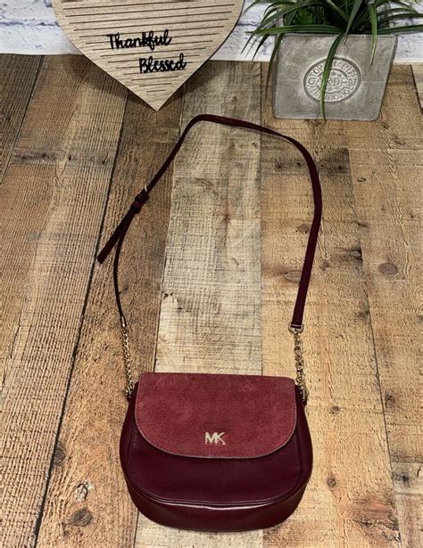 michael kors bag oxblood|oxblood crossbody bag.